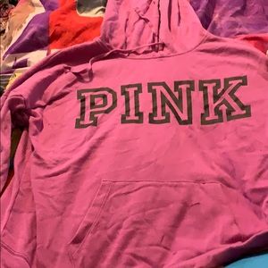 Pink hoodie